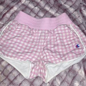 pink champion shorts